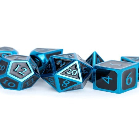 Metallic Dice Games Metallic PDS: Blue with Black Enamel