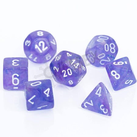 Chessex Acrylic PDS: Borealis - Purple/White