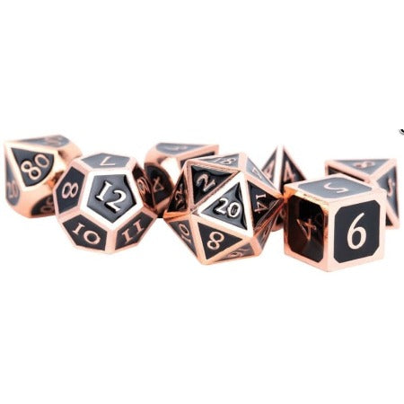 Metallic Dice Games Metallic PDS: Copper with Black Enamel