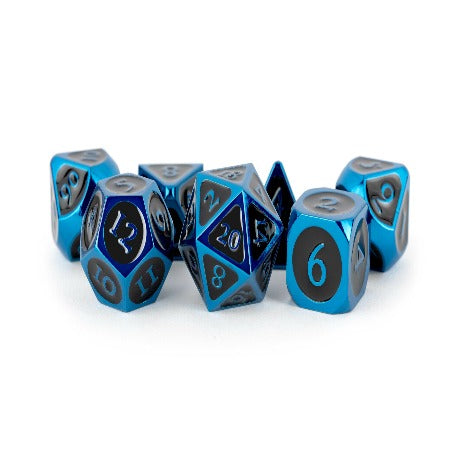 Metallic Dice Games Metallic PDS: Blue with Black Enamel